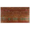 vidaXL Tablero mesa rectangular madera maciza reciclada 100x60x2,5 cm