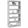 vidaXL Librer&iacute;a Gris Concreto 100 x 30 x 198 cm Madera de ingenier&iacute;a