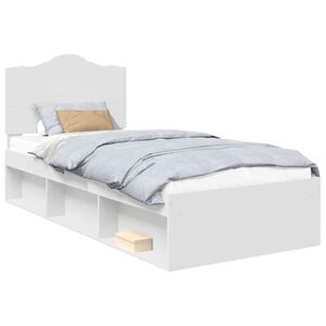 vidaXL Estructura de cama 75 x 190 cm Madera de pino macizo