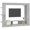 vidaXL Mueble para TV madera de ingenier&iacute;a gris hormig&oacute;n 152x22x113 cm