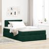 vidaXL Estructura cama otomana colch&oacute;n terciopelo verde oscuro