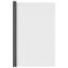 vidaXL Malla mosquitera de fibra de vidrio negra 100x2000 cm