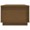 vidaXL Mesa de centro madera maciza de pino marrón miel 100x50x35 cm