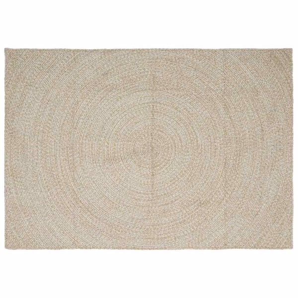 vidaXL Alfombras de &aacute;rea Rectangular Natural y 160 x 230 cm yute