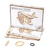WOODEN CITY Kit de maqueta de biplano de madera