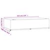 vidaXL Funda para muebles jardín 12 ojales rectangular 315x180x75 cm
