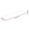 vidaXL Paneles de pared 12 uds terciopelo rosa 60x15 cm 1,08 m²