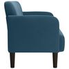 vidaXL Sof&aacute; Loveseat Terciopelo Azul 109 cm
