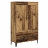 vidaXL Aparador alto Madera envejecida 70 x 31 x 115 cm
