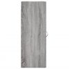 vidaXL Armario de pared madera de ingenier&iacute;a gris Sonoma 34,5x34x90 cm