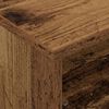 vidaXL Mesa Lateral con Ruedas Madera vieja 50,5 x 50 x 30 cm