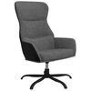 vidaXL Sill&oacute;n de relax de tela gris claro