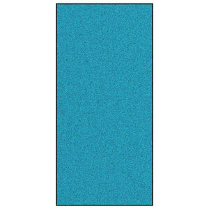 vidaXL Felpudo Cian y Negro 120 x 250 cm 100% Poliamida