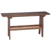 vidaXL Banco Natural 100 x 30 x 51 cm Madera maciza recuperada