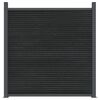 vidaXL Panel de valla WPC gris 1045x186 cm