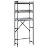 vidaXL Estanter&iacute;a lavadora madera ingenier&iacute;a gris Sonoma 67x25x163 cm