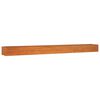 vidaXL Arriate oxidado de acero corten 600x80x45 cm