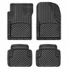 WeatherTech Alfombrillas de coche 4 pzas AVM negro 68,5x48 cm 11AVMSB