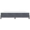 vidaXL Cama tipo Box Spring con colch&oacute;n Gris oscuro 180 x 220 cm tela