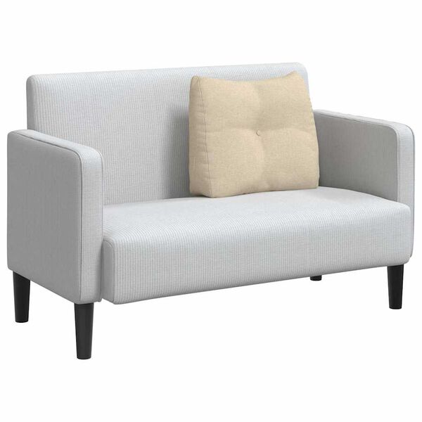 vidaXL Coj&iacute;n de Espalda Crema 60 x 24 x 50 cm tela