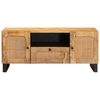 vidaXL Mueble de TV Marr&oacute;n 105 x 33 x 46 cm Madera de mango maciza