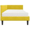 vidaXL Estructura de Cama Esquina con Colch&oacute;n Otro 2 pcs Amarillo