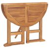 vidaXL Set de comedor de jard&iacute;n plegable 5 pzas madera maciza de teca