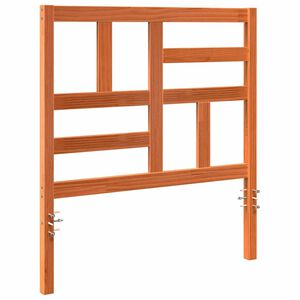 vidaXL Cabecera de Cama con cabecera Marr&oacute;n cera 80,5 x 4 x 104 cm