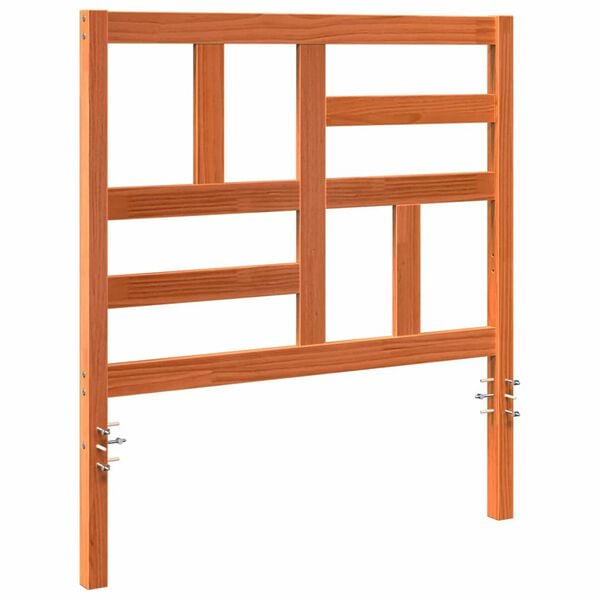 vidaXL Cabecera de Cama con cabecera Marr&oacute;n cera 80,5 x 4 x 104 cm