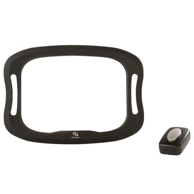 A3 Baby & Espejo retrovisor para bebé con LED negro 28,5x21,4x8cm | vidaXL.es