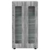 vidaXL Aparador con estante FLORIN Gris Sonoma 55,5 x 29 x 103 cm