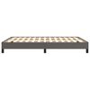 vidaXL Estructura de cama sin colchón cuero sintético gris 140x200 cm