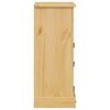 vidaXL Armario de ba&ntilde;o Corona madera maciza de pino 70x33x80 cm