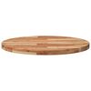 vidaXL Tablero de mesa redondo madera maciza de acacia &Oslash;80x4 cm