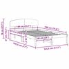 vidaXL Estructura de cama Natural 140 x 190 cm Madera de pino macizo