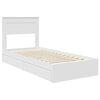 vidaXL Cama con almacenamiento 75 x 190 cm Madera de ingenier&iacute;a