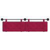 vidaXL Cabecera Colgante Rojo vino 170 x 55 x 5 cm Terciopelo