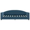 vidaXL Sof&aacute; cama sin colch&oacute;n terciopelo azul 80x200 cm