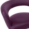 vidaXL Sillas de comedor 4 unidades cuero sint&eacute;tico morado