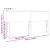vidaXL Cabecero Roble ahumado 200 cm Madera contrachapada