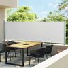 vidaXL Toldo lateral retr&aacute;ctil para patio crema 140x600 cm