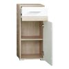 Trendteam Armario de baño Set-One blanco y roble San Remo claro