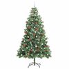 vidaXL &Aacute;rbol de Navidad artificial Verde 240 cm PVC y Metal