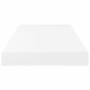 vidaXL Estante flotante de pared blanco brillante MDF 50x23x3,8 cm