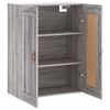 vidaXL Armario de pared madera ingenier&iacute;a gris Sonoma 69,5x34x90 cm