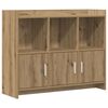 vidaXL Aparador Roble Artesanal 98,5 x 33 x 80 cm Madera de ingenier&iacute;a