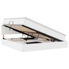 vidaXL Cama con almacenamiento y LED Puro 160 x 200 cm Cuero sint&eacute;tico