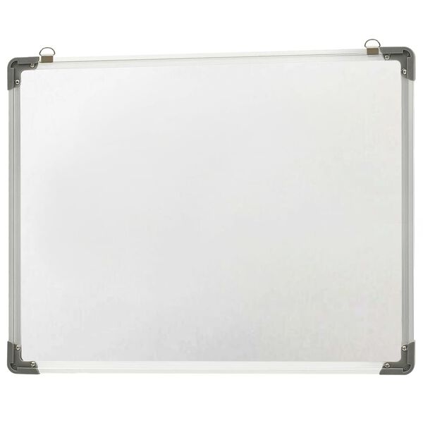 vidaXL Pizarra magnética de borrado en seco acero blanco 70x50 cm