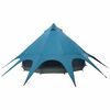 vidaXL Tienda tipi con techo Azul y gris 600 x 600 x 347 cm
