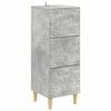 vidaXL Cajonera Gris Hormig&oacute;n 33 x 34,5 x 90 cm Madera de ingenier&iacute;a